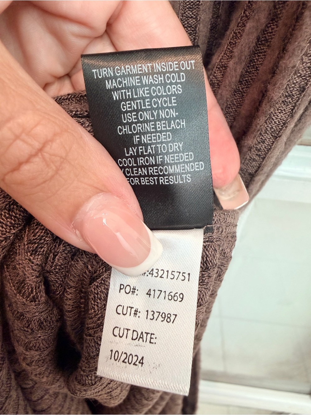 Torrid Chic Column Tea Length Dress Ribbed Midi Dress Taupe Plus Size 1X NWT - Picture 10 of 11